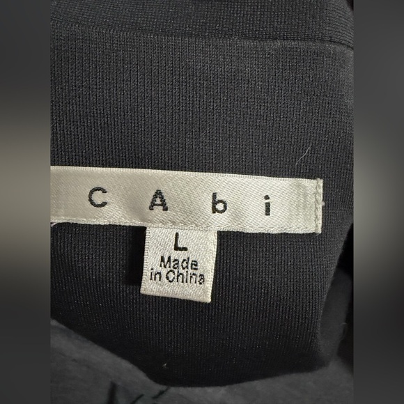 CAbi Black Blazer with Satin Lapel size L - Picture 3 of 7